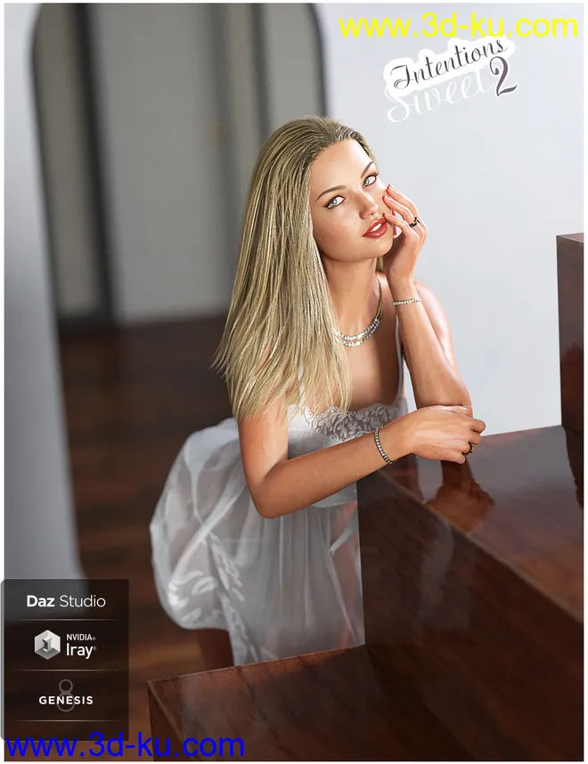 iV Sweet Intentions Vol 2 Poses and Props for Genesis 8 Female模型的图片2