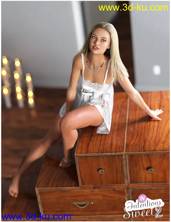 iV Sweet Intentions Vol 2 Poses and Props for Genesis 8 Female模型的图片8