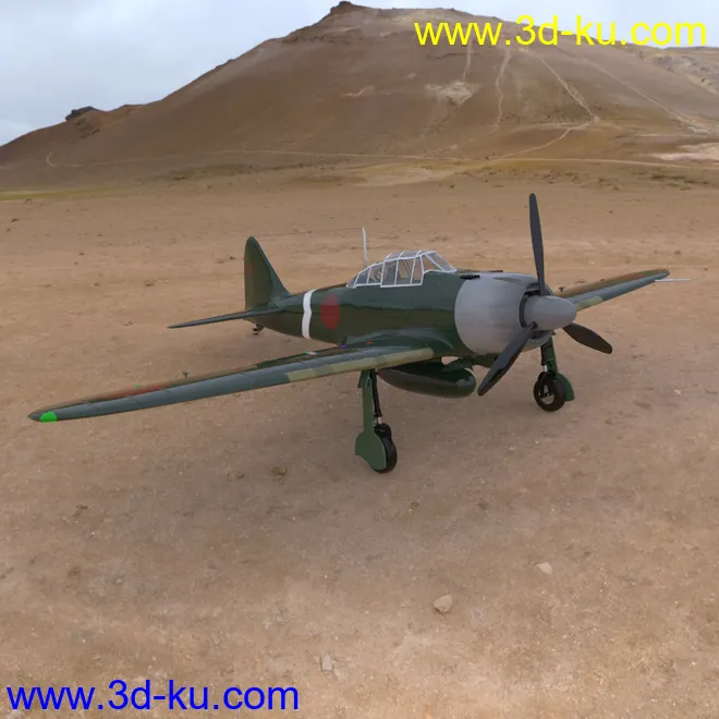 Japanese Zero (for Poser)模型的图片1