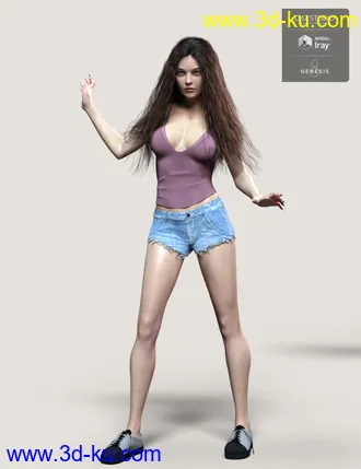 3D打印模型Jayla HD for Genesis 8 Female的图片