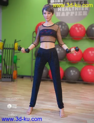 3D打印模型Jenna Workout - Groove的图片