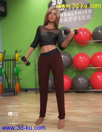 3D打印模型Jenna Workout - Groove的图片
