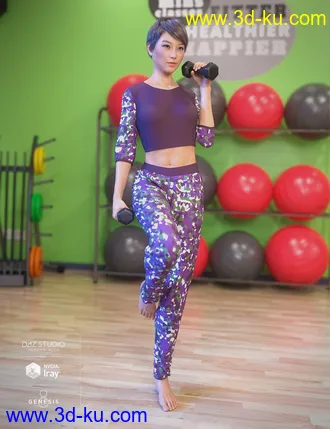 3D打印模型Jenna Workout - Groove的图片