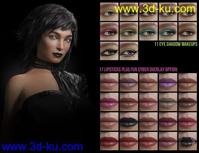 Jennica HD for Genesis 3 & 8 Female模型的图片7