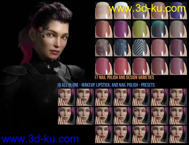 Jennica HD for Genesis 3 & 8 Female模型的图片8