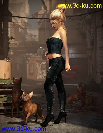 3D打印模型Jennica HD for Genesis 3 & 8 Female的图片