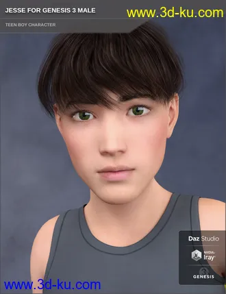 3D打印模型Jesse for Genesis 3 Male的图片