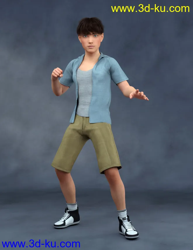 Jesse for Genesis 3 Male模型的图片2