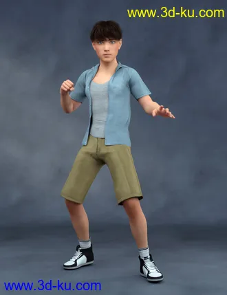 3D打印模型Jesse for Genesis 3 Male的图片