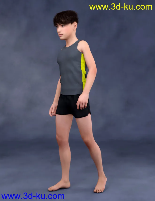 Jesse for Genesis 3 Male模型的图片3