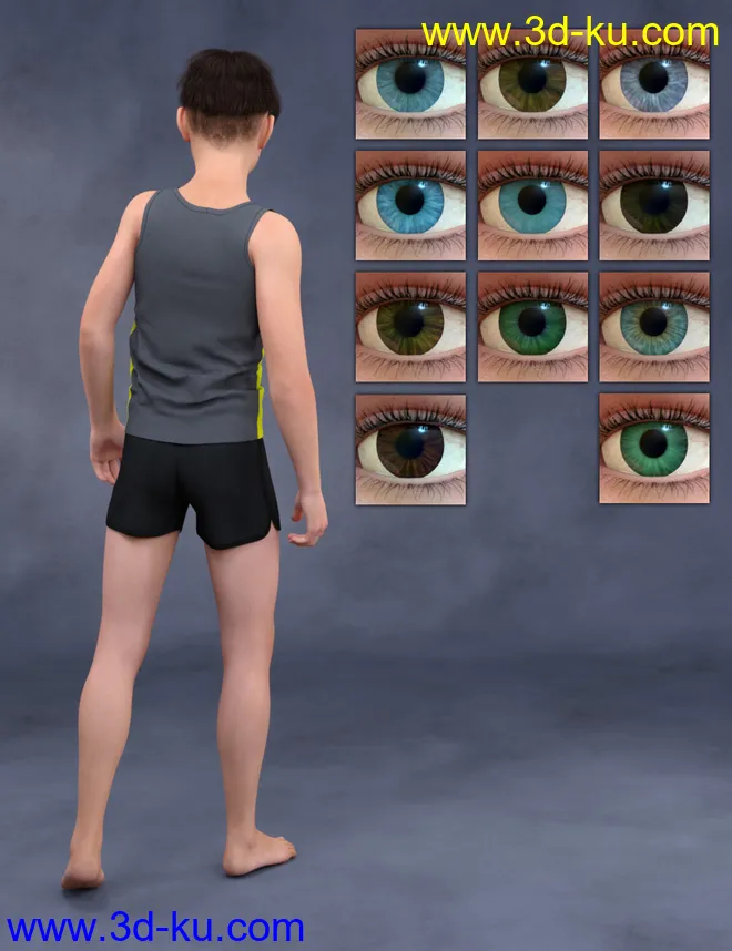 Jesse for Genesis 3 Male模型的图片4