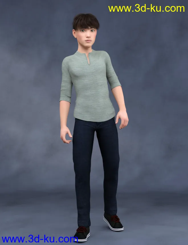 Jesse for Genesis 3 Male模型的图片5