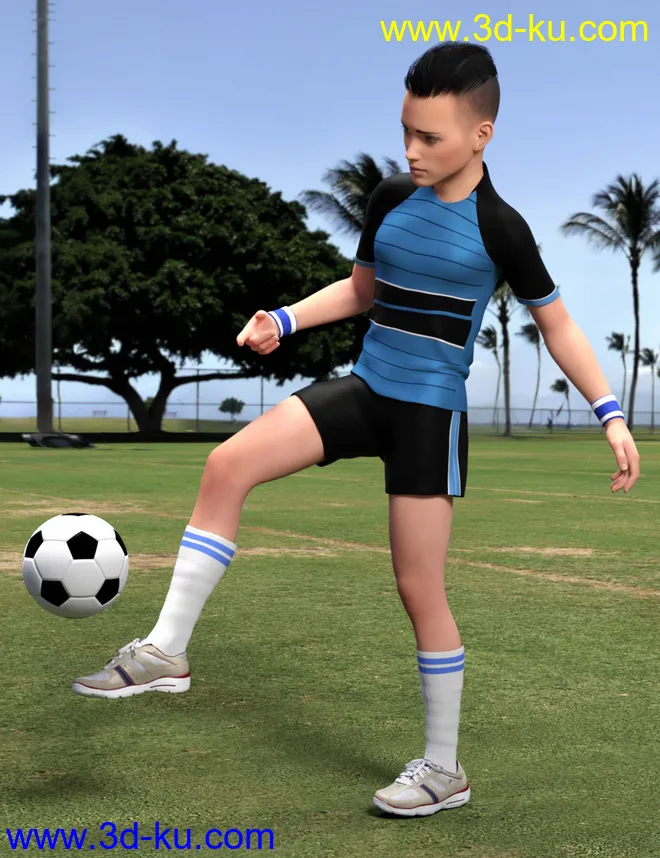 Jesse for Genesis 3 Male模型的图片10