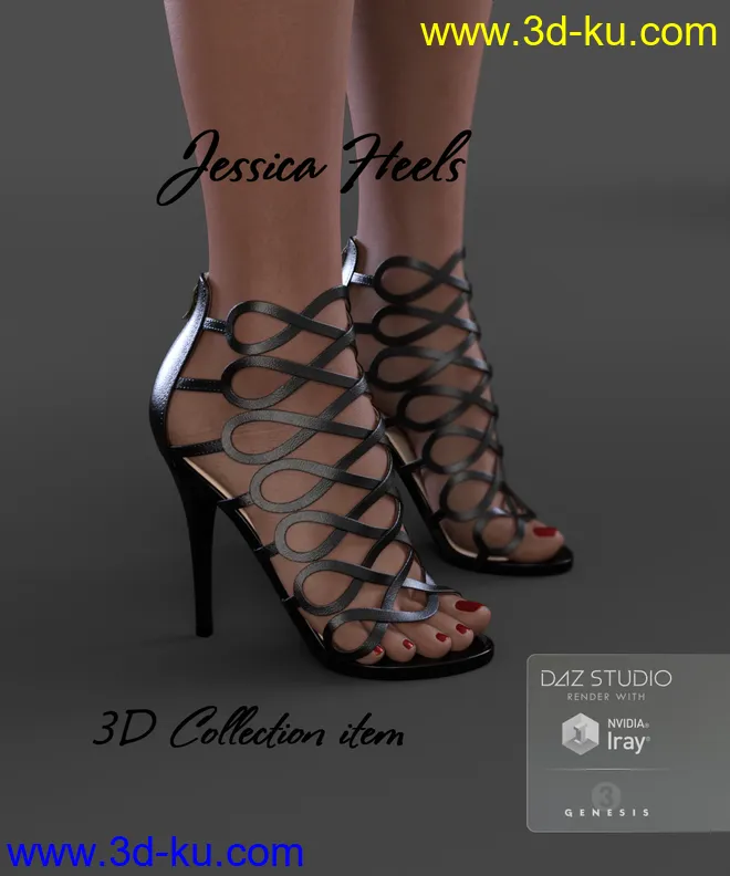 Jessica Heels for Genesis 3 Female(s)模型的图片1