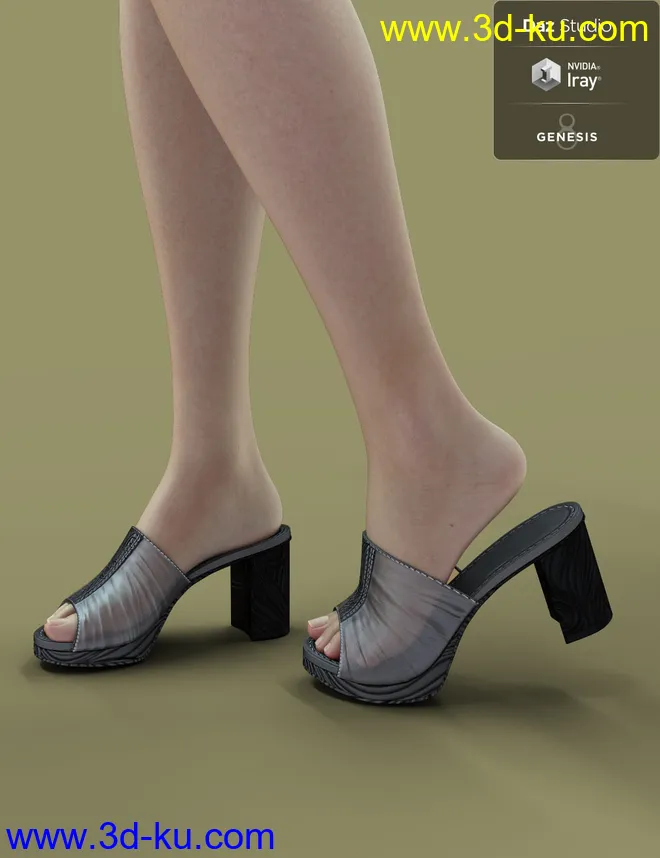 Jiwoo Mule for Genesis 8 Female(s)模型的图片1