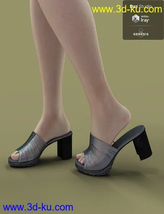 3D打印模型Jiwoo Mule for Genesis 8 Female(s)的图片