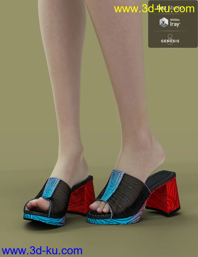 Jiwoo Mule for Genesis 8 Female(s)模型的图片2