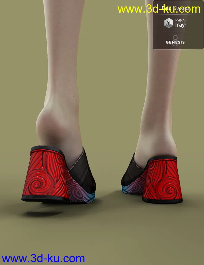 Jiwoo Mule for Genesis 8 Female(s)模型的图片3