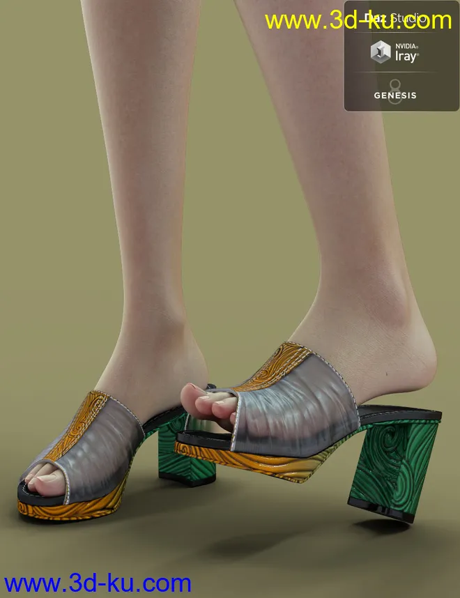 Jiwoo Mule for Genesis 8 Female(s)模型的图片4