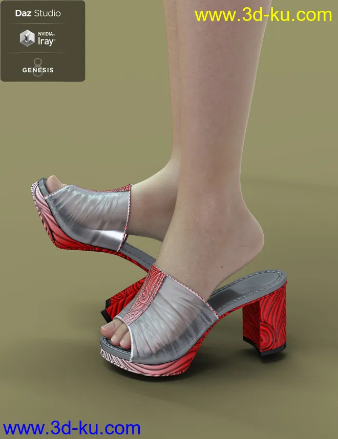 Jiwoo Mule for Genesis 8 Female(s)模型的图片5
