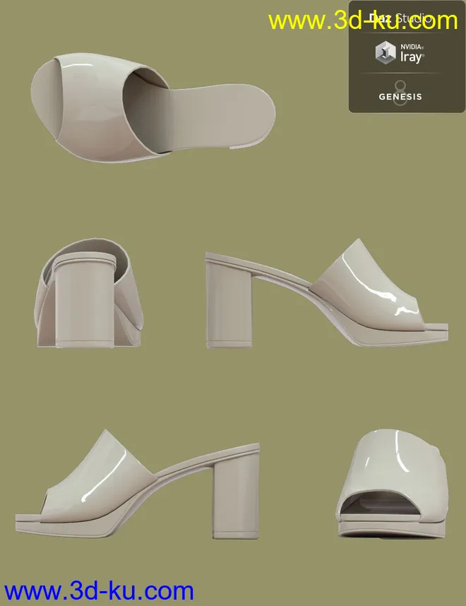 Jiwoo Mule for Genesis 8 Female(s)模型的图片6