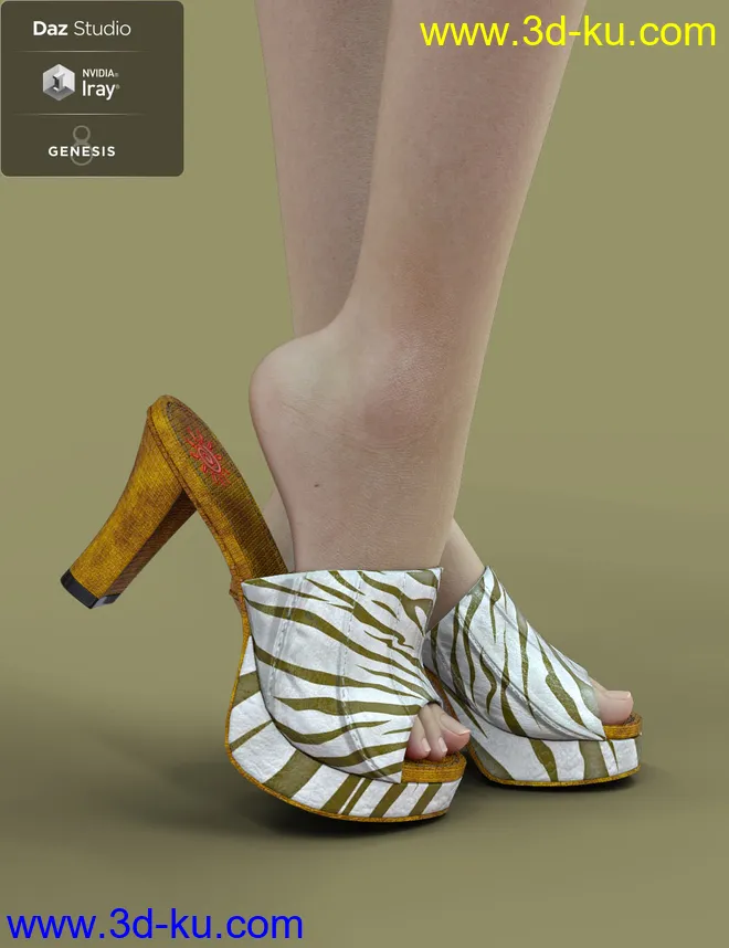 Jiwoo Mule for Genesis 8 Female(s)模型的图片7