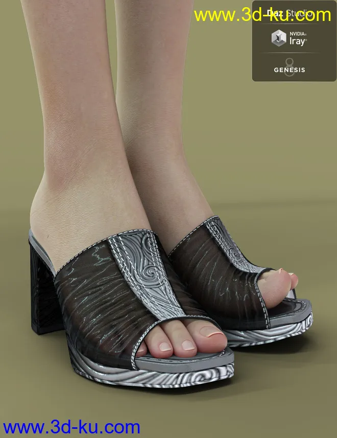 Jiwoo Mule for Genesis 8 Female(s)模型的图片15