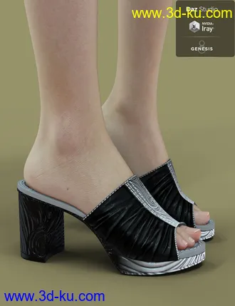 3D打印模型Jiwoo Mule for Genesis 8 Female(s)的图片