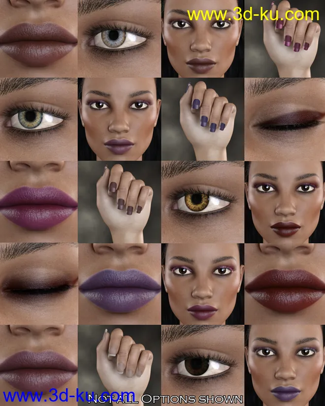 Jordina for Genesis 3 and 8 Female模型的图片10