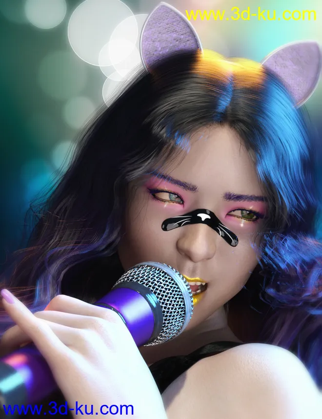 K-Pow Props and Accessories for Genesis 8模型的图片2