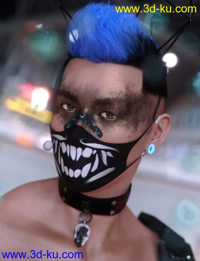 K-Pow Props and Accessories for Genesis 8模型的图片3