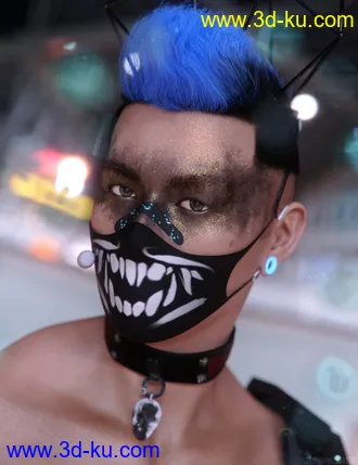 3D打印模型K-Pow Props and Accessories for Genesis 8的图片