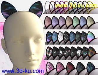 3D打印模型K-Pow Props and Accessories for Genesis 8的图片