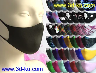 3D打印模型K-Pow Props and Accessories for Genesis 8的图片