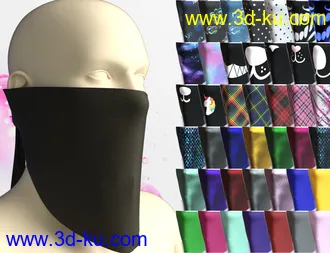 3D打印模型K-Pow Props and Accessories for Genesis 8的图片