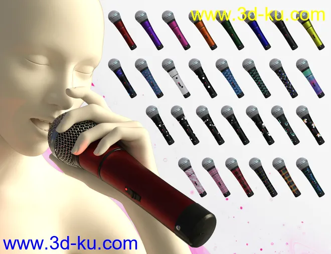 K-Pow Props and Accessories for Genesis 8模型的图片8