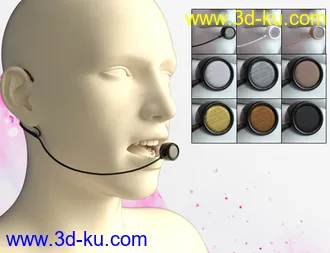 3D打印模型K-Pow Props and Accessories for Genesis 8的图片