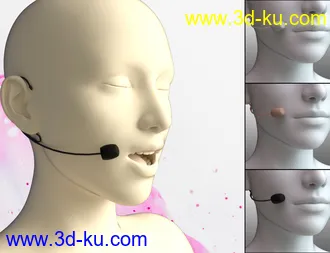 3D打印模型K-Pow Props and Accessories for Genesis 8的图片