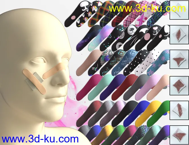 K-Pow Props and Accessories for Genesis 8模型的图片12