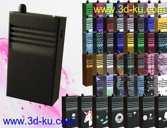 3D打印模型K-Pow Props and Accessories for Genesis 8的图片