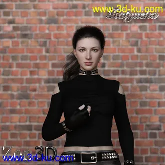 3D打印模型Katyusha For Genesis 8 Female的图片