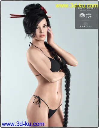 3D打印模型Keisha for Genesis 3 Female(s)的图片