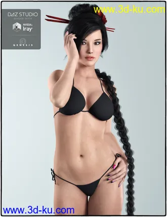 3D打印模型Keisha for Genesis 3 Female(s)的图片