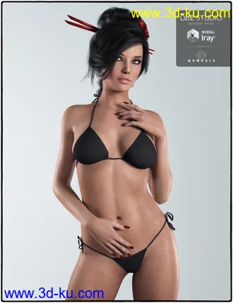 3D打印模型Keisha for Genesis 3 Female(s)的图片