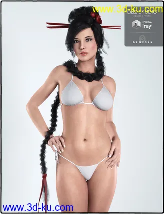 3D打印模型Keisha for Genesis 3 Female(s)的图片
