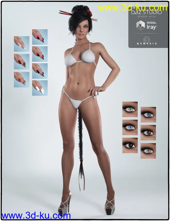 Keisha for Genesis 3 Female(s)模型的图片8