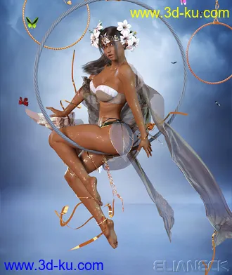 3D打印模型Kim for Genesis 8 Female的图片