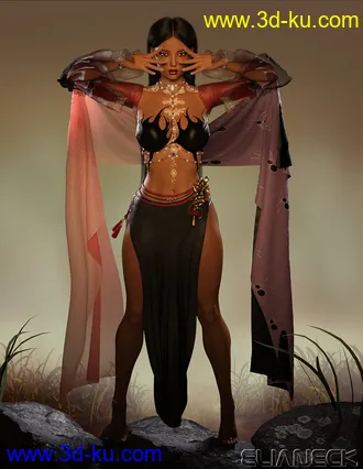 3D打印模型Kim for Genesis 8 Female的图片