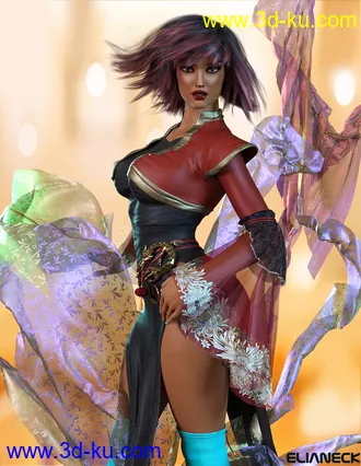 3D打印模型Kim for Genesis 8 Female的图片