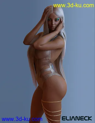 3D打印模型Kim for Genesis 8 Female的图片